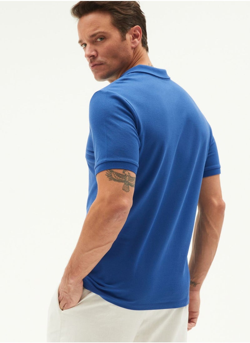 JUNE - Essential Regular Fit Polo T-Shirt - Image 1