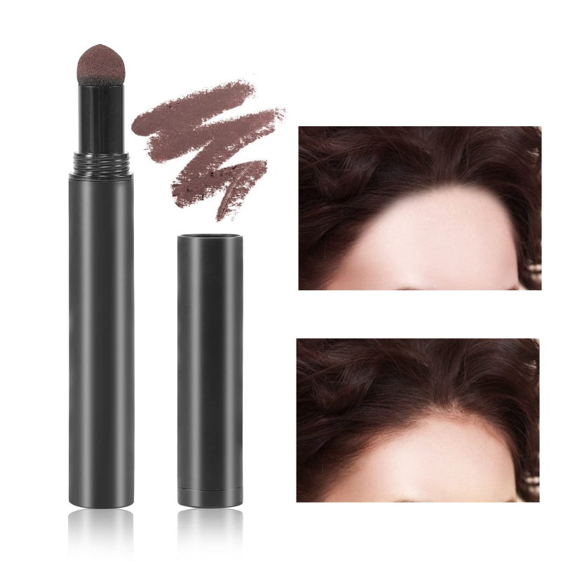 Boobeen Hairline Powder Stick Root Cover Up Instantly Hair Shadow Waterproof Hair Root Concealer For Thinning Hair Root Touch-Up Long-wear Lasting Quick Cover Hair Root - Image 1