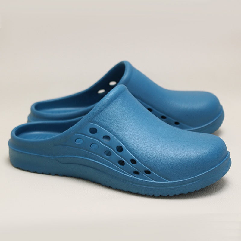 Surgical Slippers Special Shoes for Operation Room Medical Work Shoes Home Slippers Beach Shoes Indoor Slippers Indigo 