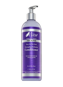 THE MANE CHOICE The Mane Choice The Alpha Easy On The Curls Hydration Curly Hair Conditioner, Nourishing Detangling Conditioner Enriched with Biotin & Vitamin E, Sulfate & Paraben-Free, 16 oz  - Image 1
