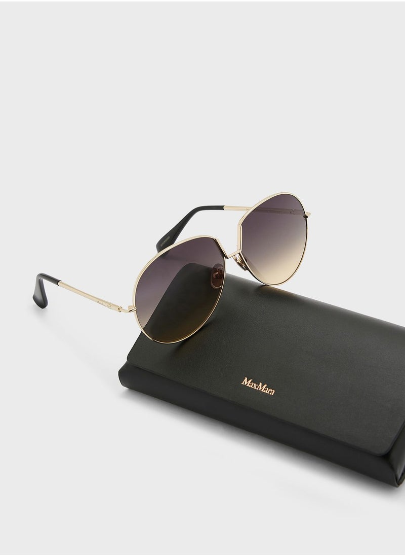 MaxMara - Round Shape Sunglasses - Image 1