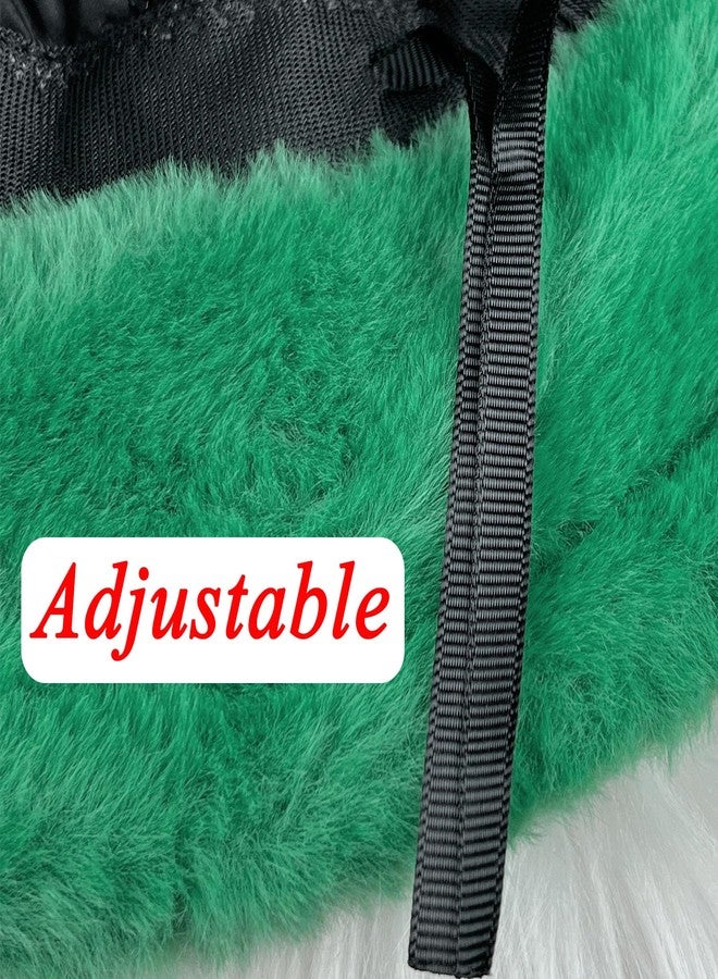 Kejea Fuzzy Frog Bucket Hat Women Men Cute Fluffy Sherpa Frog Bucket Hat Winter Warm Plush Fisherman Cap - Image 5