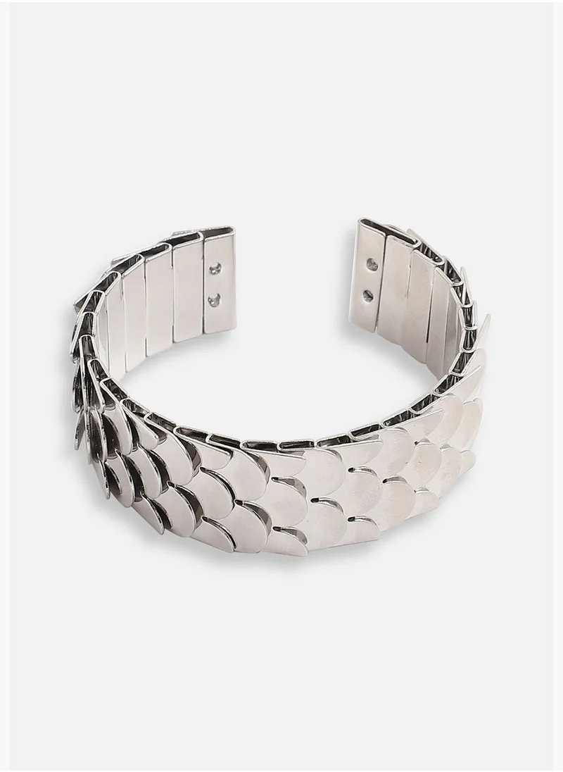 SOHI Silver Plated Designer Casual Bracelet For Women