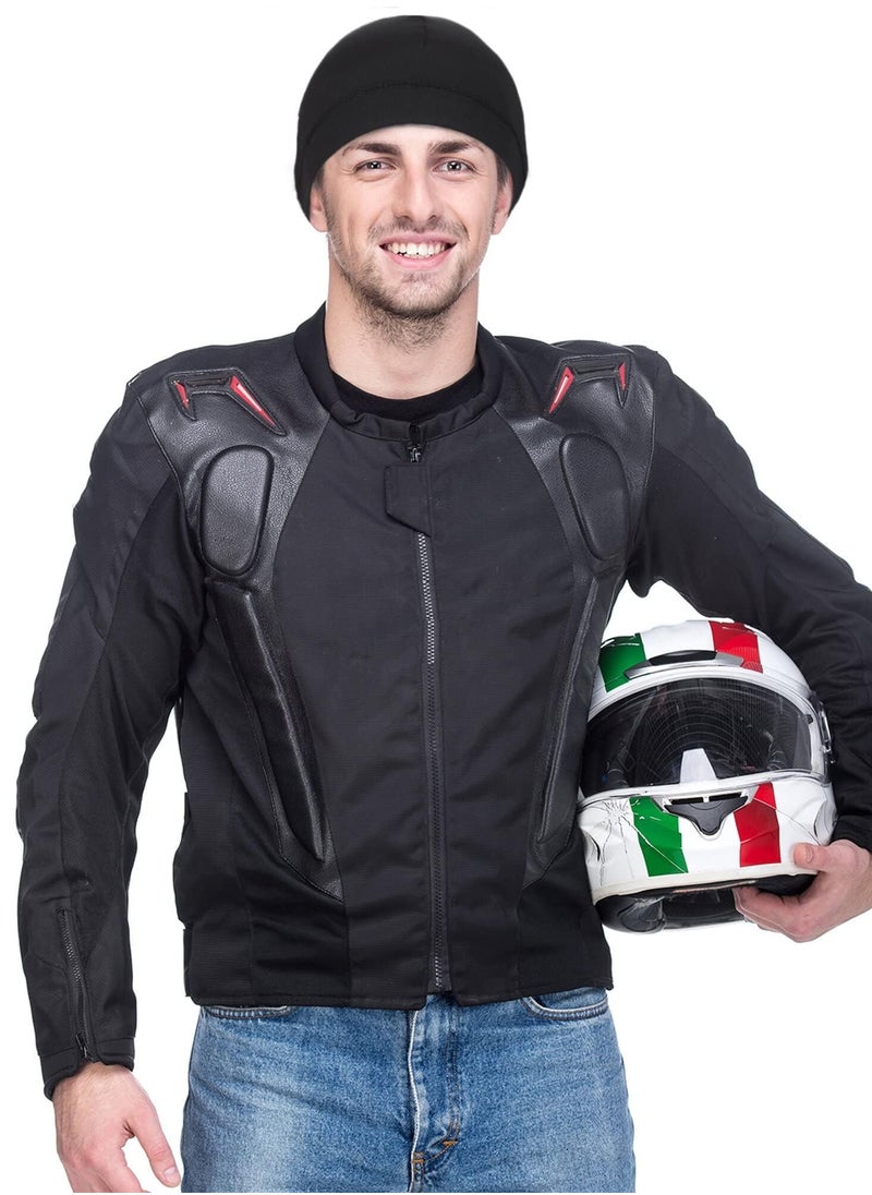 Bukela - 6 Pieces Skull Caps Helmet Liner Sweat Wicking Cap Running Hats Cycling Skull Caps for Men - Image 1