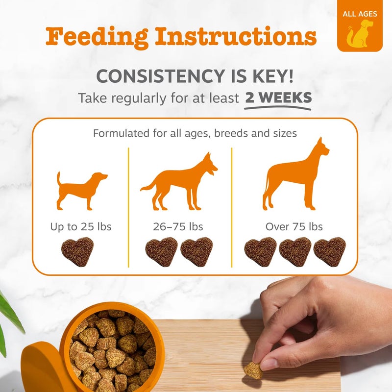 Zesty Paws Chew No Poo Bites for Dogs - Stool Eating Deterrent Soft Chews for Dogs - Gut, Periodontal & Immune System Support - Premium DE111 Bacillus subtilis Probiotic - AE Bison - 90 Count - Image 4