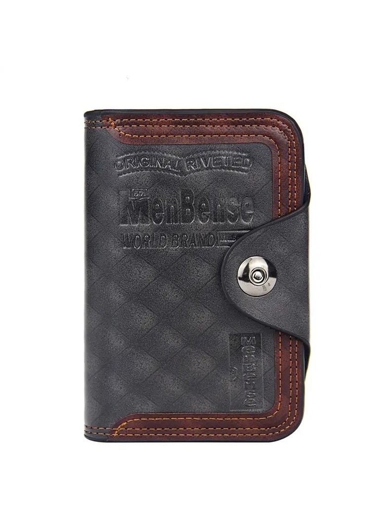 MenBense New Men Wallet,Leather Short Male Purse With Coin Pocket Card Holder,Trifold Wallet Men's Clutch Money Bag Coin Purses - Image 1