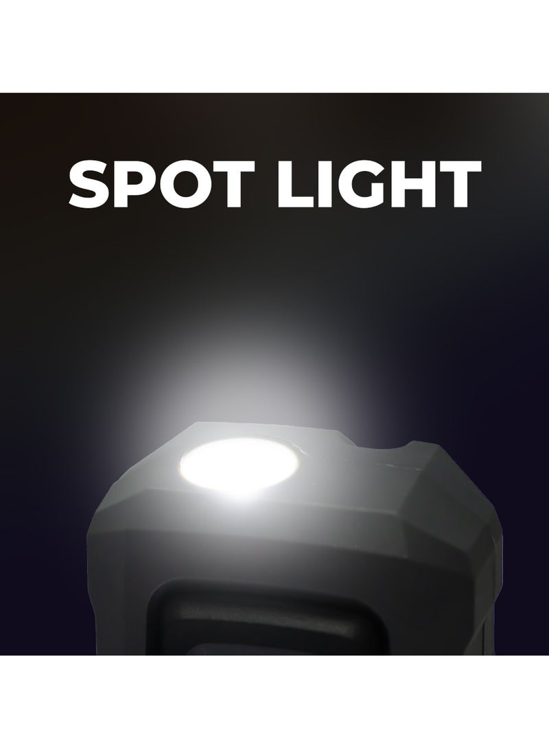 توبيز مصابيح فحص مصباح ورشة العمل COB/SMD LED الجديدة من توبي مع خطاف وحامل مغناطيسي مصباح تخييم LED مزدوج الطاقة للتخييم في ورشة إصلاح السيارات (T20)  - Image 5