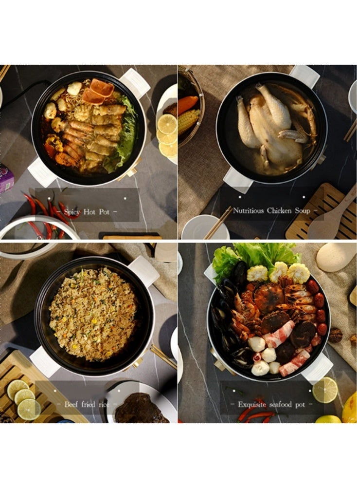 Arabest وعاء حساء موقد كهربائي نوع طاولة متعدد الوظائف وعاء طهي محمول فرن تسخين سريع صينية حديد للشواء - Image 5