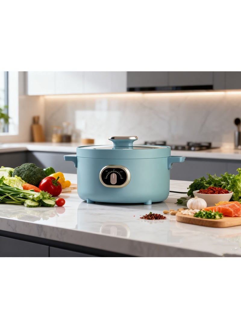 Arabest وعاء حساء موقد كهربائي نوع طاولة متعدد الوظائف وعاء طهي محمول فرن تسخين سريع صينية حديد للشواء - Image 3