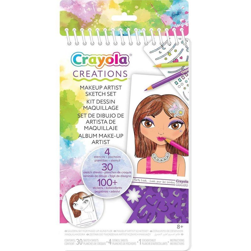 Crayola Creations Makeup Artist Compact Sketch Set (Paperback) - Image 1