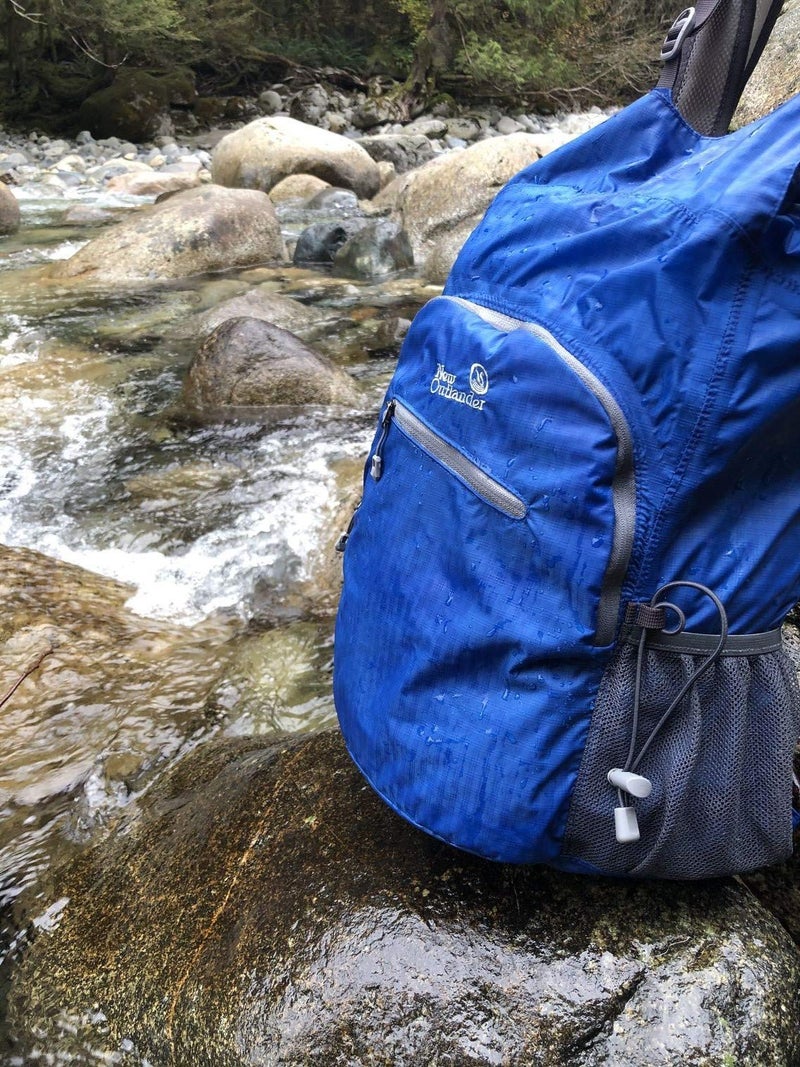 Outlander 100% Waterproof Hiking Backpack Lightweight Packable Travel Daypack(Grey) - Image 4