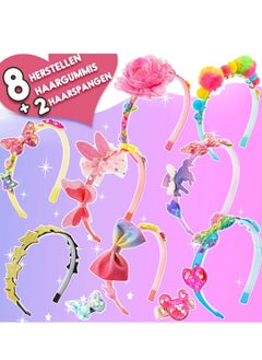 Mordely Hair Accessories for Girls, Headband Making Kit,Toys Gifts for 3-12 Years Old Girls,Girls Toys Age 6-8, Arts and Craft Kits, Birthday Presents DIY Christmas Stocking Stuffers- 49 Pc  - Image 3