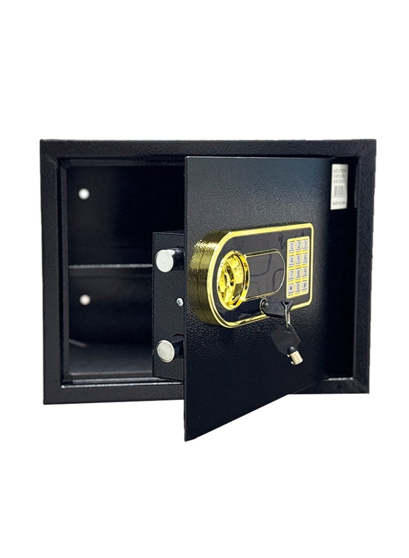 Luxury Fire-Resistant Digital Security Safe With Electronic Number Pad And Lock And Physical  Key 30*38*30 cm 8.3Kg - Image 2