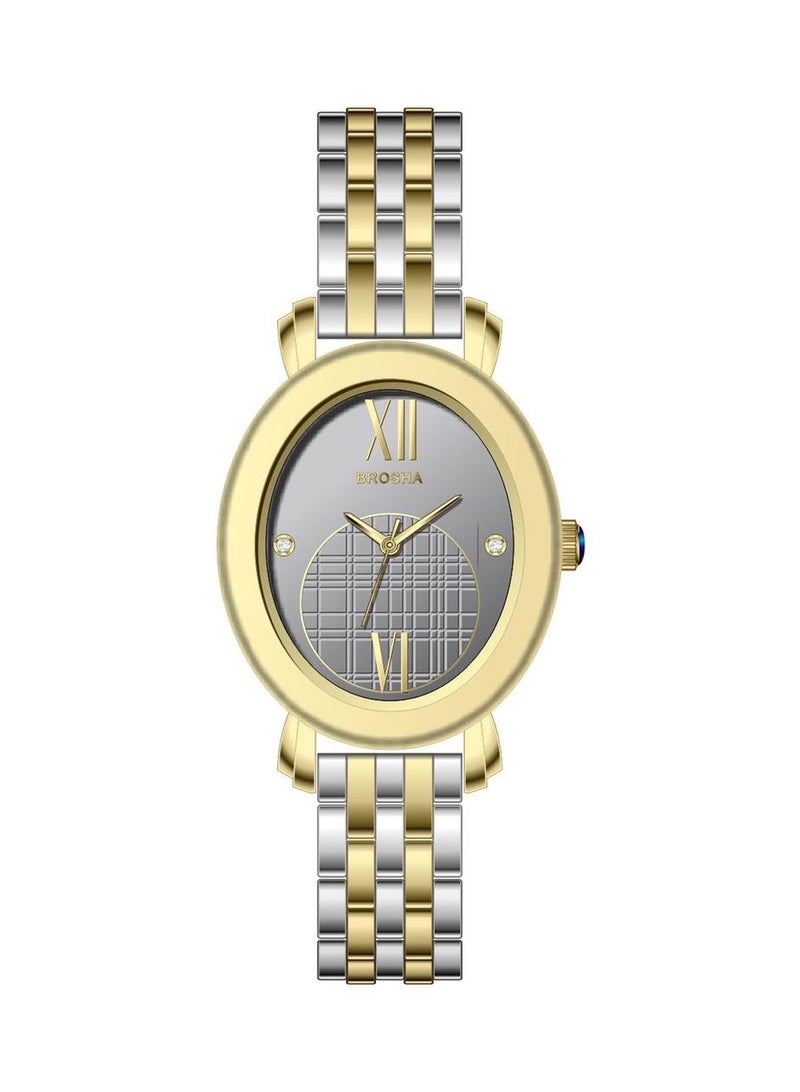 Original waterproof stainless steel women's wrist watch from Brosha