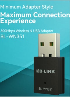 LB-LINK LB-LINK 300Mbps Mini USB Wireless WiFi Adapter Usb 2.0 802.11b/g/b 2.4GHz  LAN Internet Network Adapter Receiver  - Image 2