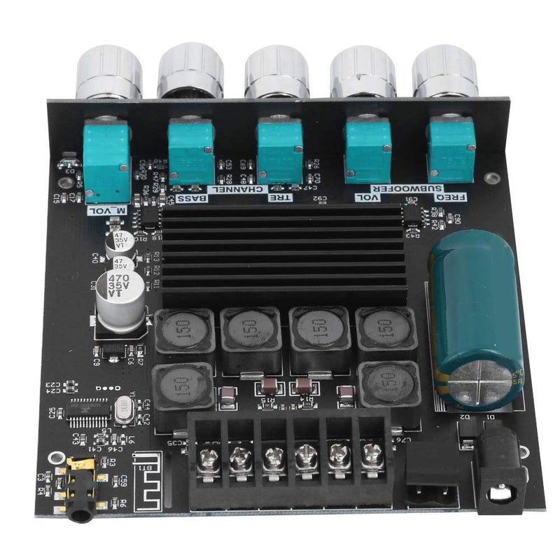 LiebeWH High Power Amplifier Board for Blue Tooth Digital Amplifier Board 2.1 Channel with TPA3116D2 Chip DC 12-24V for Home Audio Systems Car Stereo - Image 2