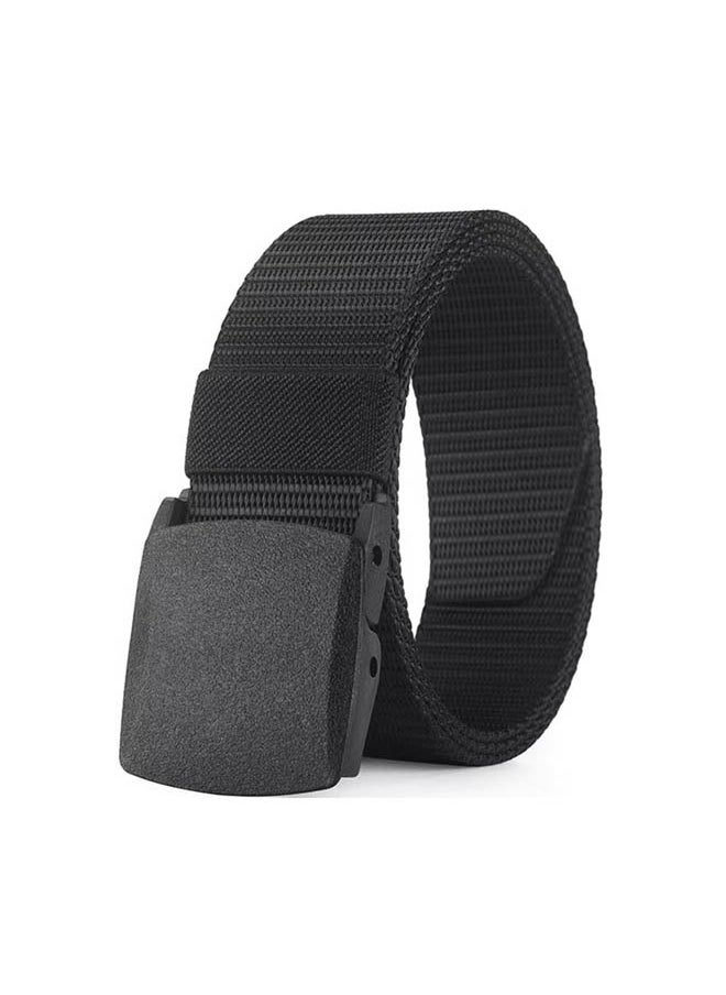 KUAZIVI Nylon Canvas Belt Plastic Buckle Belt Travel Adjustable Nylon Web Slide Belt  - Image 1