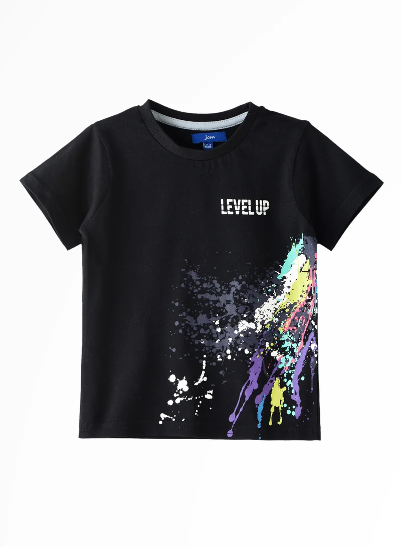 JAM Playful Prints & Comfy Cotton: Boys' Short-Sleeve Tees for Spring & Summer
