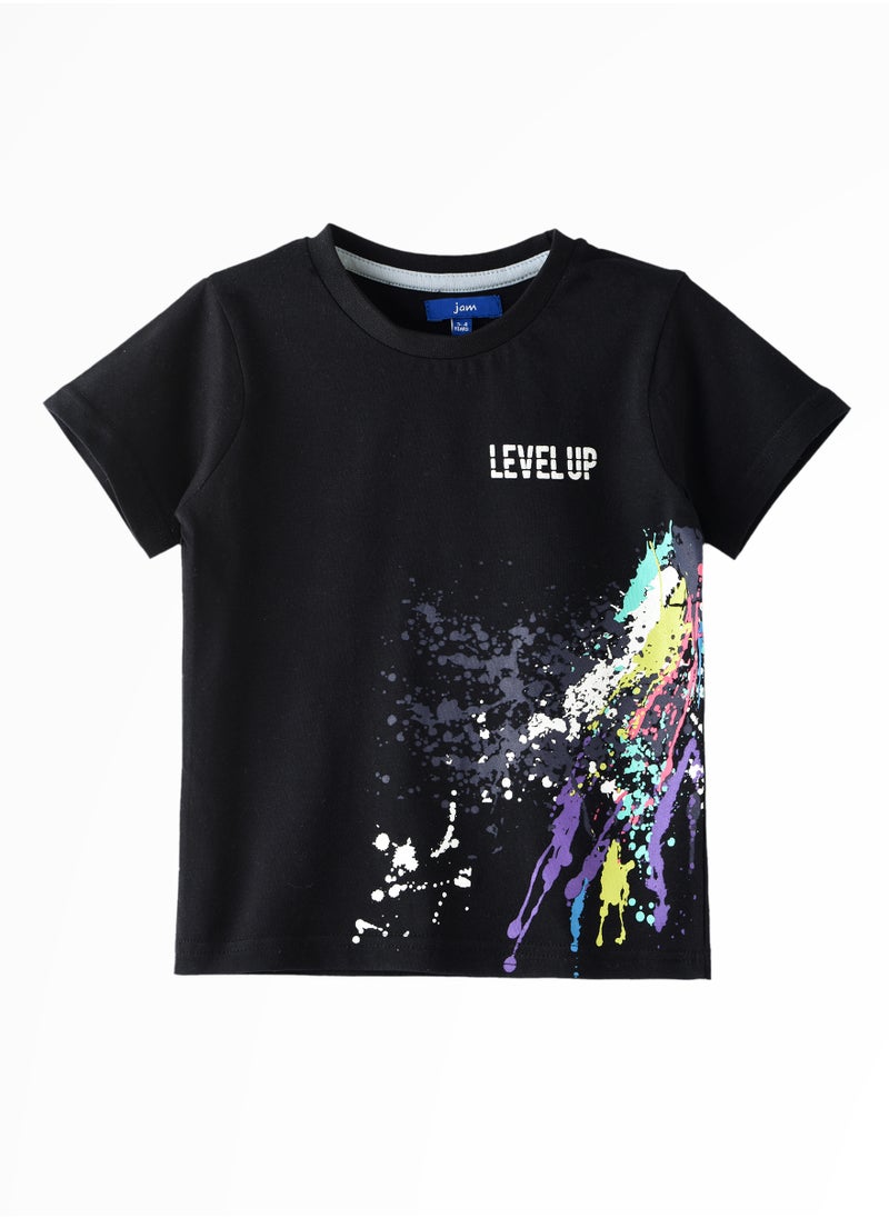 JAM Playful Prints & Comfy Cotton: Boys' Short-Sleeve Tees for Spring & Summer  - Image 1