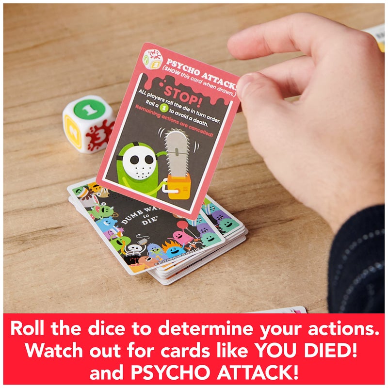 Spin Master Games, Dumb Ways to Die, The Viral Meme Card Game from YouTube and TikTok, Survival Strategy Fun, 2-5 Players, for Ages 12 & Up - Image 3