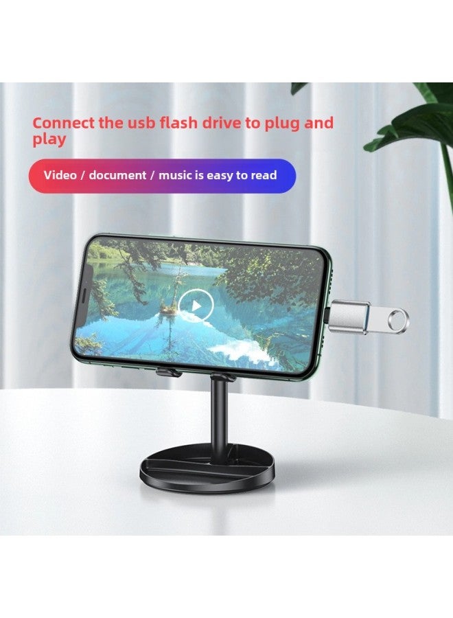 Applicable To Iphone15/16 Apple 12/13 External U Disk OTG Adapter 3.0 Converter Connection Lightni-Color:2 Pack [silver] Type-c Male To Usb3.0 Female★Special For Apple 15/16  - Image 5