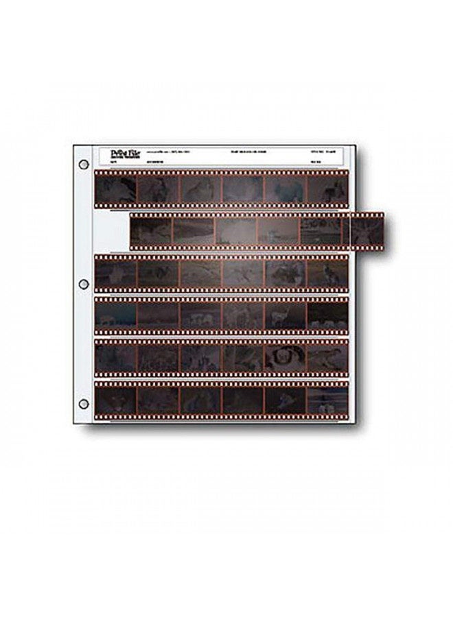 Print File Print File 35Mm Size Negative Pages Holds Six Strips Of Six Frames, Pack Of 25 