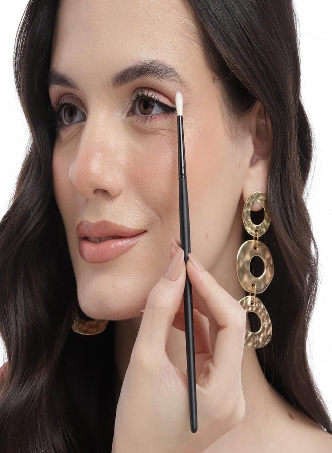 Cuffs N Lashes E010 Precision Blending Brush | Professional Eyeshadow Brush for Detailed Blending | Soft Bristles | Cruelty-Free &Handmade in India | Eye Makeup Brush - Image 3
