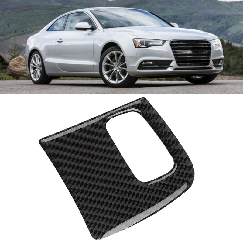 Interior Keyhole Cover Trim Carbon Fiber - Lightweight Durable Key Hole Frame Cover for AUDI A4 B8 A5 8T S5 2008-2015 - Image 5