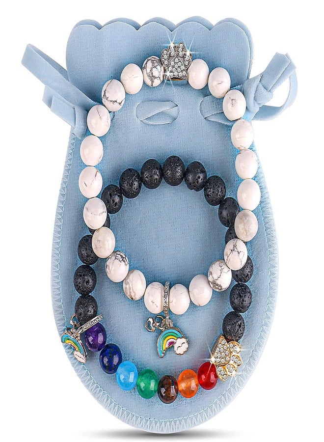 PSZEZNZ Pet Dog Cat Memorial Gifts Rainbow Bridge Bracelet for Beloved, Loss Sympathy Jewelry Gift Bracelets,personalized memorial gifts - Image 4