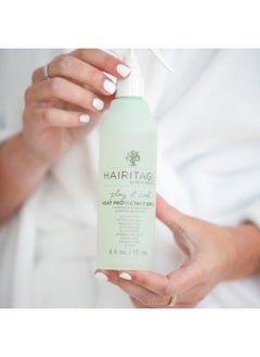 Hairitage Play It Cool Heat Protectant Spray - Up to 450 Degree Protection + Hydrates + Strengthens Hair - Leaves Hair Smooth + Shiny after Styling - For All Hair Types + Heated Styling Tools- 6 fl oz  - Image 5