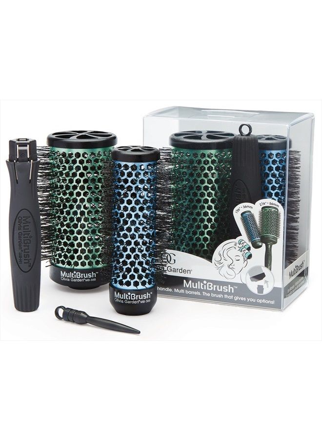 Olivia Garden MultiBrush Detachable Thermal Styling Hair Brush MB-KT01 (3-Piece Kit) - Image 1