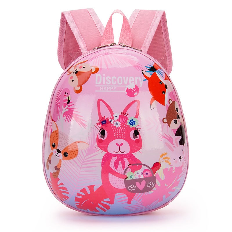 Kindergarten Bag Cute Cartoon Princess Eggshell Small Class Unicorn Backpack Baby Lightweight Small Dinosaur Backpack Little Rabbit