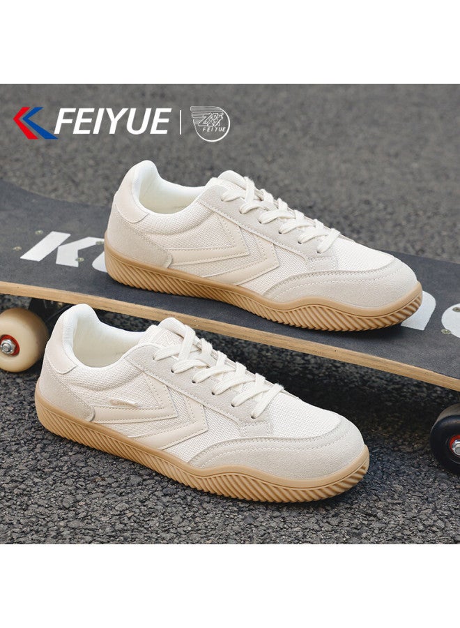 Feiyue Official Men's Sports Shoes  Spring New Casual Breathable Shoes Light Gray 44 - Image 2