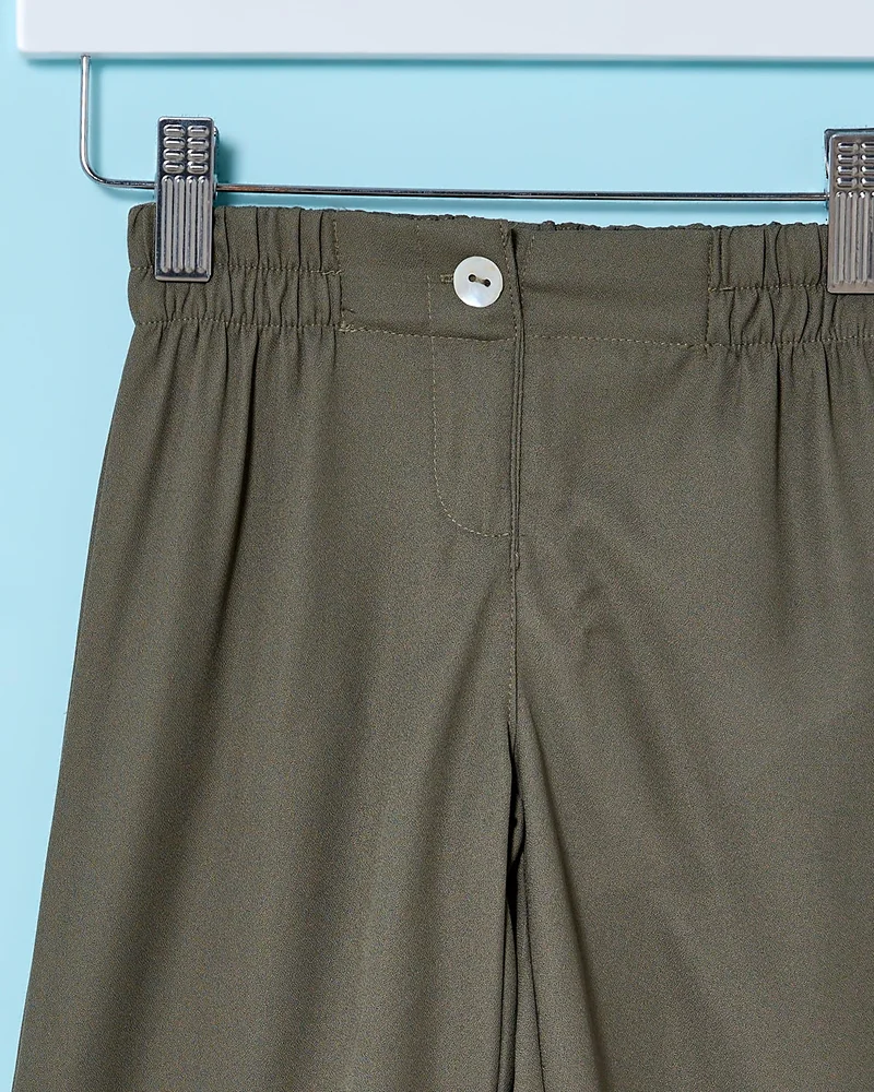 Redtag Infant Girls Green Casual Trousers