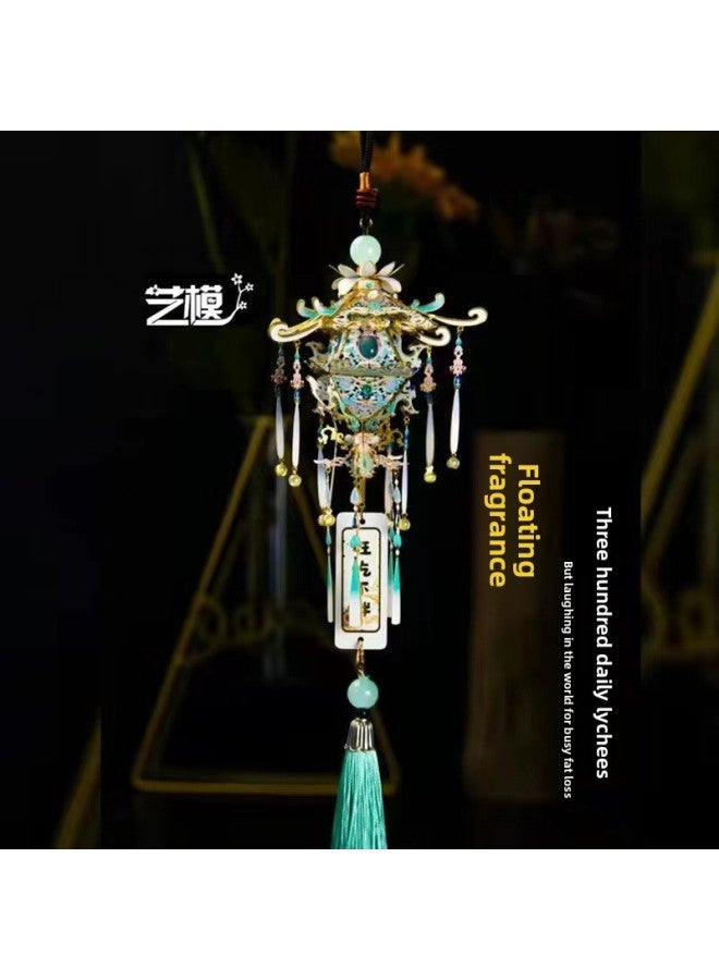 Art Model Guofeng Floating Xiangpei 3D Three-dimensional Puzzle Metal Assembled Model Handmade DIY Wedding Gift For Women-Color:Eat Wildly + Twist Light + Tools - Image 1