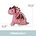 Bellzi Fire Dragon 115 Cute Stuffed Animal Plush Toy Adorable Soft Dragon Toy Plushies and Gifts Perfect Present for Kids Babies Toddlers Draggi - Image 2