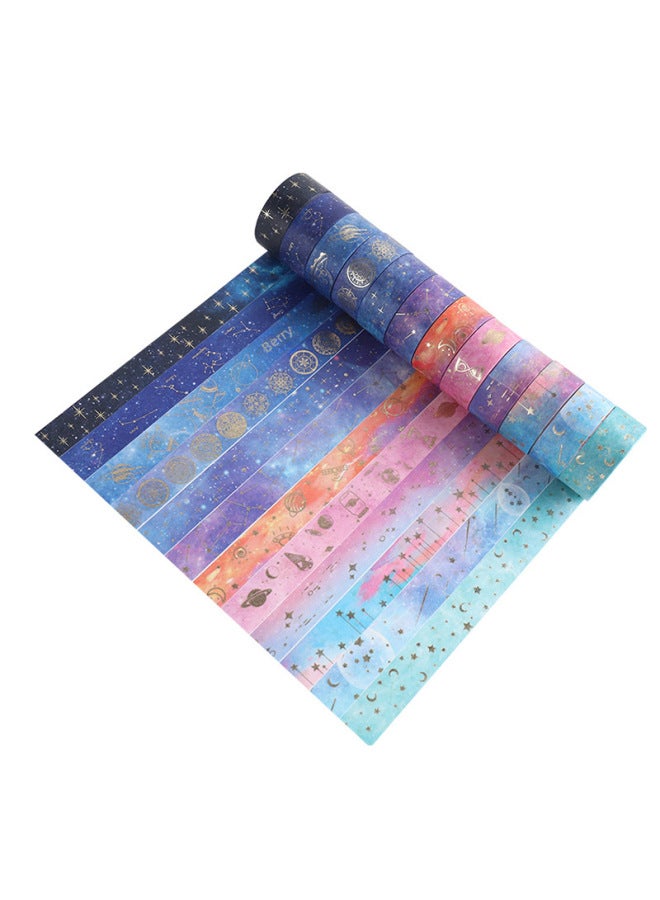 YIDA Culture Star Series Bronzing And Paper Tape Diy Decorative Hand Account Stickers Creative Life Small - Image 4