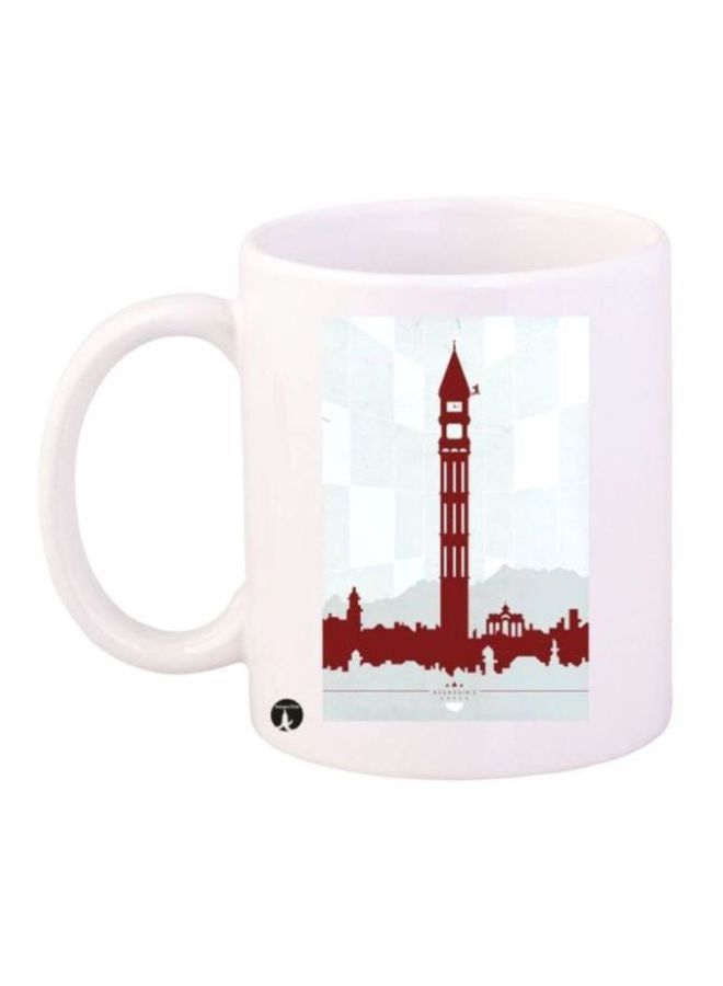RKN Assassin's Creed Printed Mug White/Red - Image 1