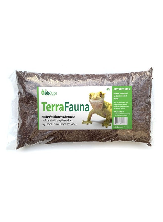 BIODUDE The Bio Dude Terra Fauna Bioactive Reptile Substrate 6 quarts for Terrarium and Vivarium Habitat. Great for Crested Geckos, Gargoyle Geckos, Day Geckos, Whites Tree Frogs and Indoor Gardening - Image 1