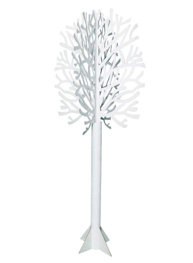 TCDesignerProducts Anderson's Die-Cut White Tree Kit, 7'4" Tall DIY Cardboard Tree for Winter Wonderland, Holiday Decor, Classroom Crafts, Parades, Events, Christmas Parties & More - Image 1
