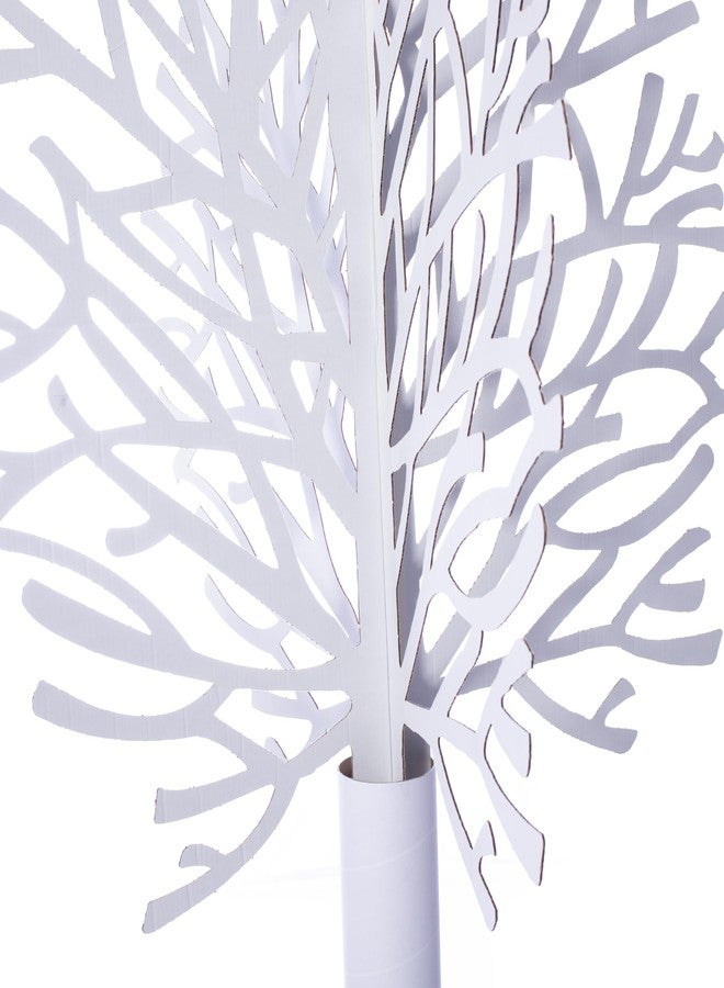 TCDesignerProducts Anderson's Die-Cut White Tree Kit, 7'4" Tall DIY Cardboard Tree for Winter Wonderland, Holiday Decor, Classroom Crafts, Parades, Events, Christmas Parties & More - Image 5