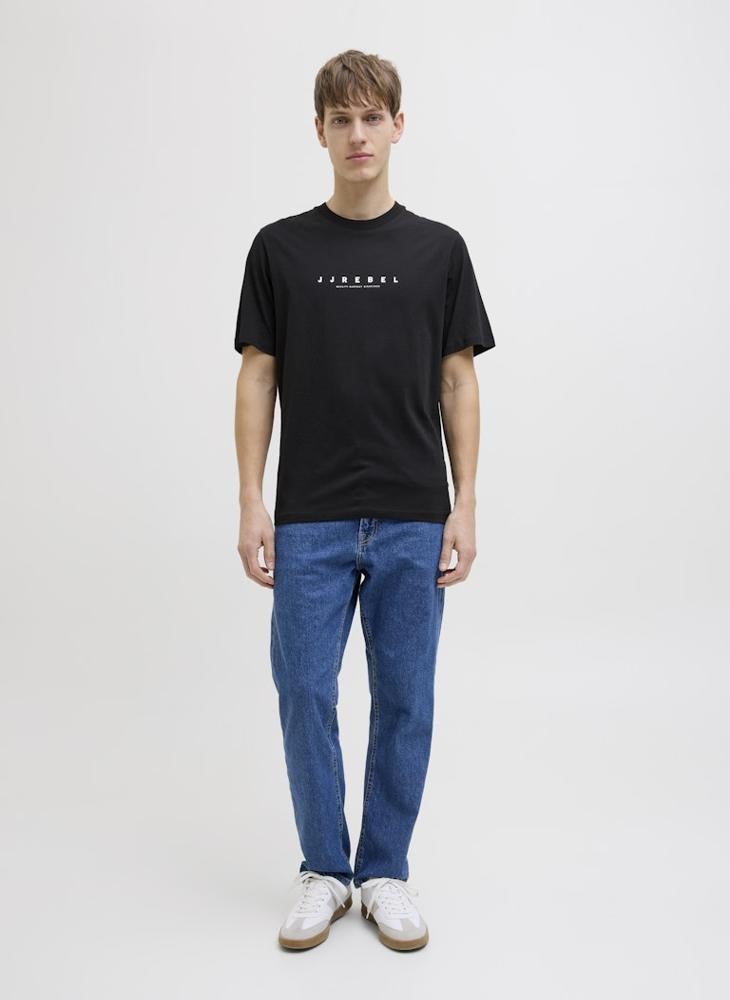 JJ Rebel Jrebrocky Logo Crew Neck T-Shirt  - Image 4