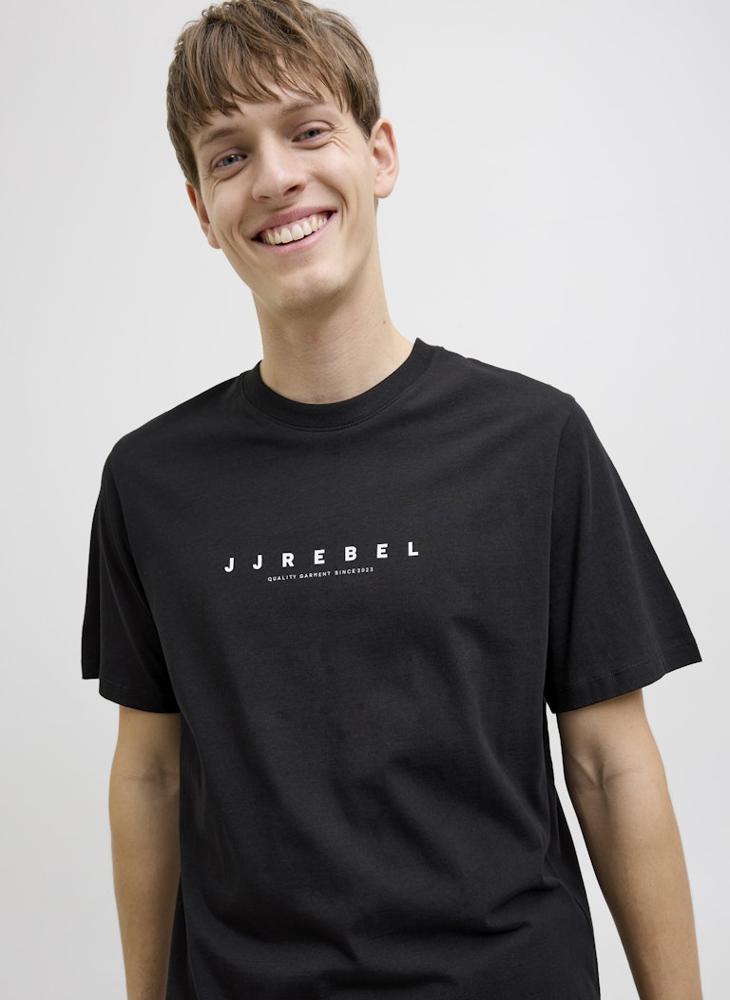 JJ Rebel Jrebrocky Logo Crew Neck T-Shirt  - Image 3
