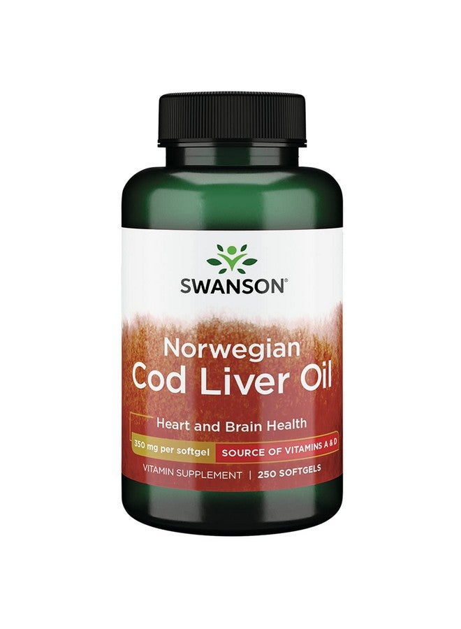 SWANSON Cod Liver Oil 1250 Iu A/135 Iu D 250 Sgels - Image 2
