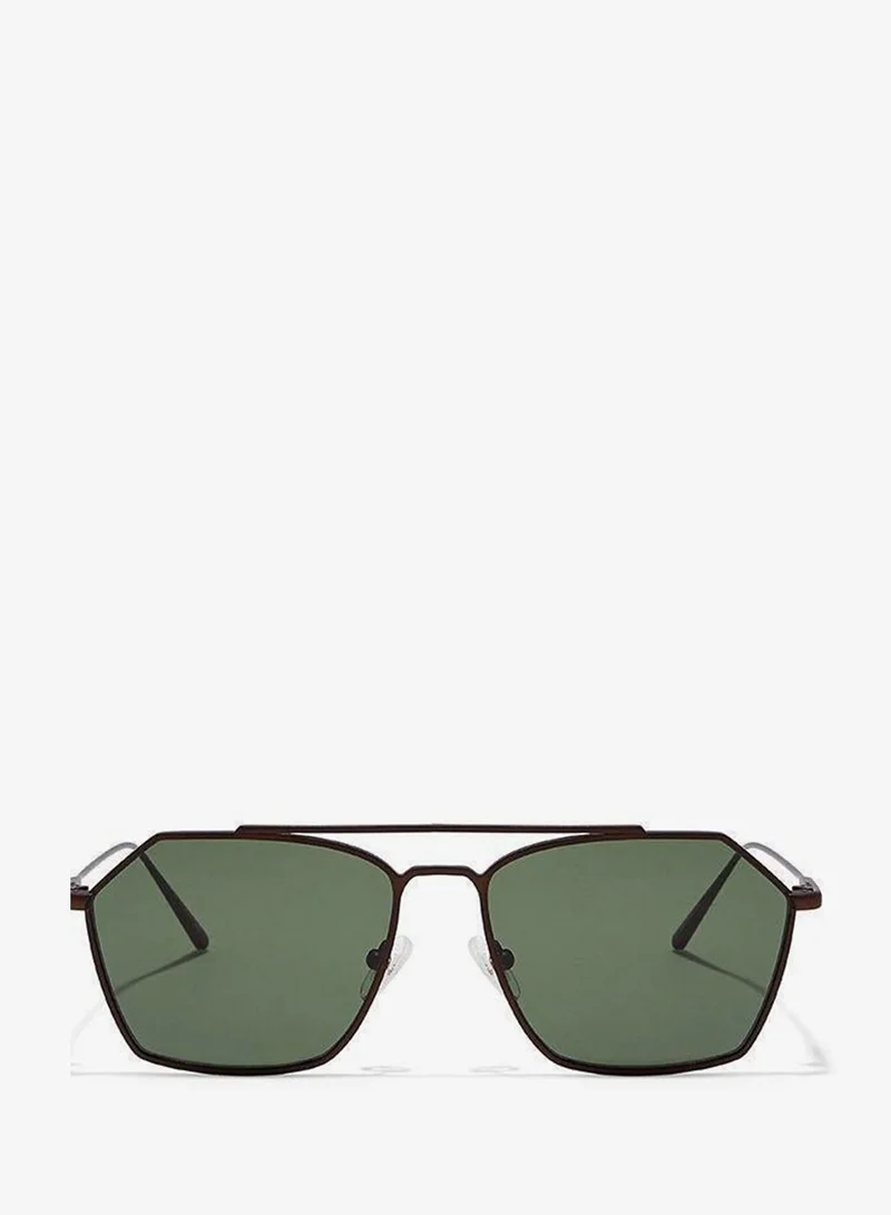 30Sundays 30Sundays FIGARO,Men Sunglasses, Aviator Sunglasses, UV Protection: UV400 (Brown,Green)