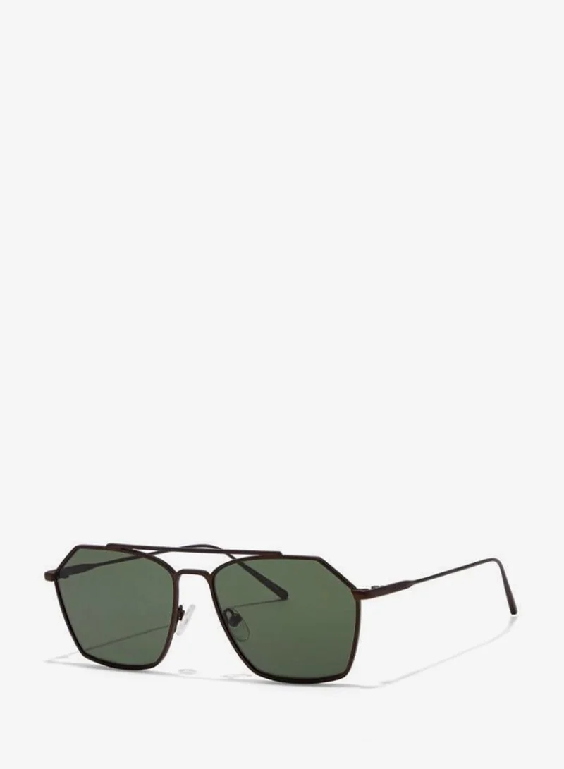 30Sundays 30Sundays FIGARO,Men Sunglasses, Aviator Sunglasses, UV Protection: UV400 (Brown,Green)