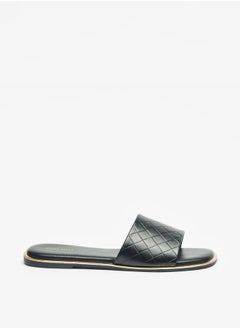 Women Textured Slip-On Sandals