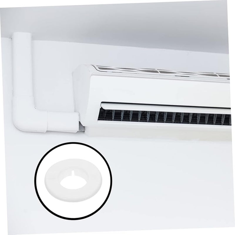 هياليفتي 10 قطعة غطاء فتحة مكيف الهواء الأبيض، تركيب سهل بالقفل - Image 4