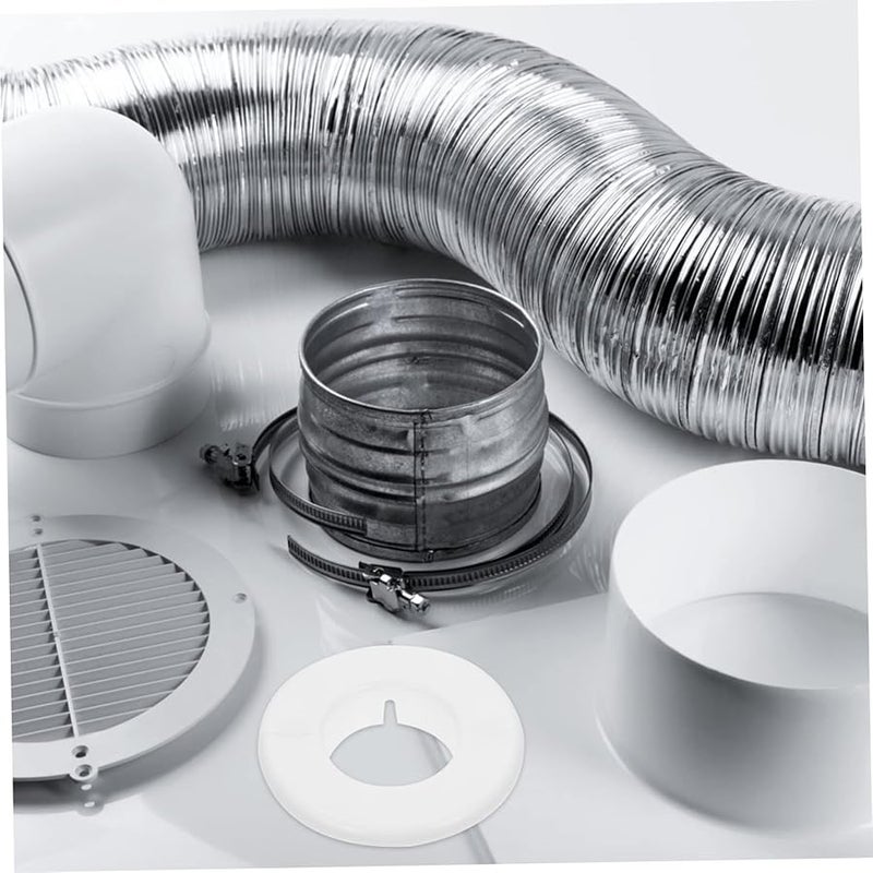 هياليفتي 10 قطعة غطاء فتحة مكيف الهواء الأبيض، تركيب سهل بالقفل - Image 5