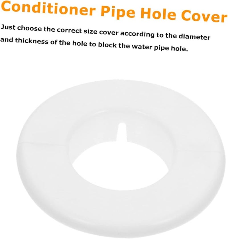 هياليفتي 10 قطعة غطاء فتحة مكيف الهواء الأبيض، تركيب سهل بالقفل - Image 3